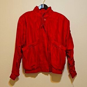 Duffel sportswear Vintage silk  Windbreaker size Medium